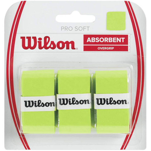 Овергрип Wilson Soft Overgrip limon 3 pk