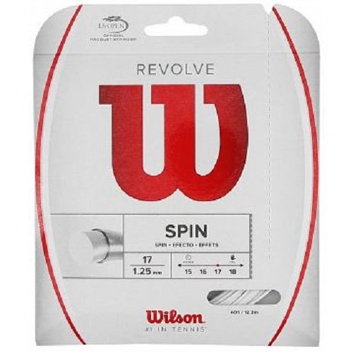 Теннисная струна Wilson Revolve White 1,25 12 метров