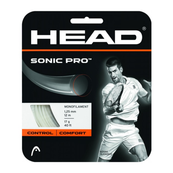 Теннисная струна Head Sonic Pro White 1,25 12 метров