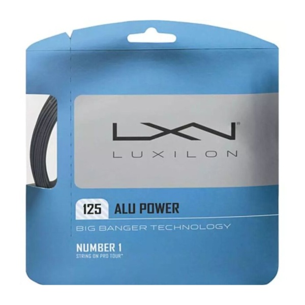 Теннисная струна Luxilon Alu Power Silver 1,25 12 метров