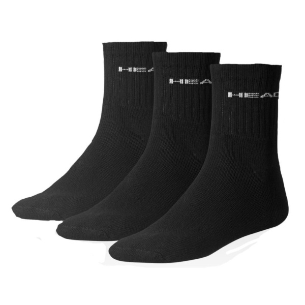 Носки Head Short Crew Black (3 пары)