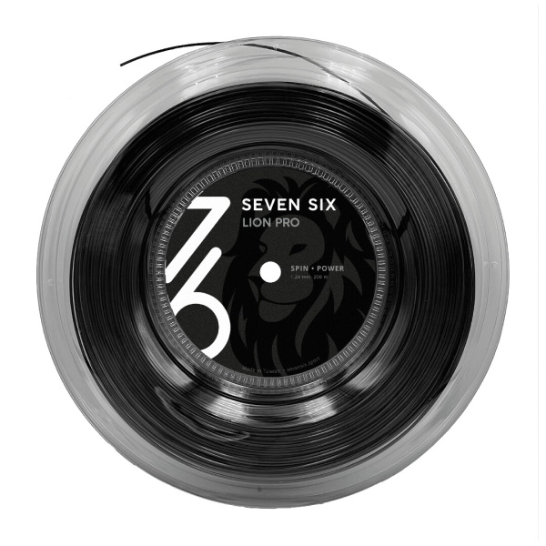 Теннисная струна 7/6 Lion Pro - Black 1,24 200 метров