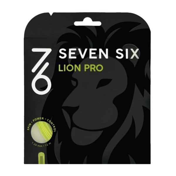 Теннисная струна 7/6 Lion Pro - Yellow 1,24 12 метров