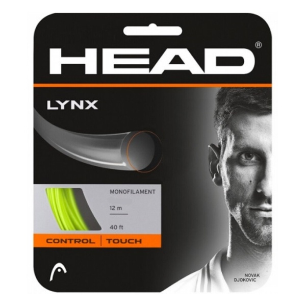 Теннисная струна Head LYNX Yellow 1,30 12 метров