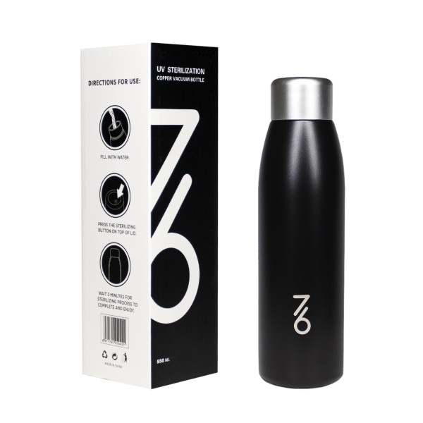 Бутылка для воды 7/6 UV Water Bottle - Black
