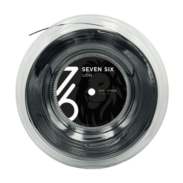 Теннисная струна 7/6 Lion - Black 1,25 200 метров