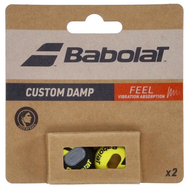 Виброгаситель Babolat Custom Damp x2 - Black/Yellow