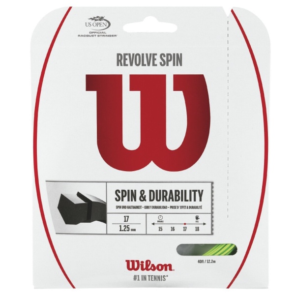 Теннисная струна Wilson Revolve Spin Green 1,25 12 метров
