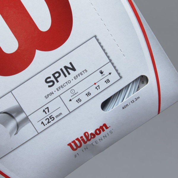Теннисная струна Wilson Revolve White 1,25 12 метров