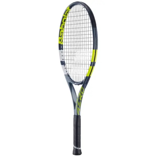 Теннисная ракетка Babolat Aero Junior 25 - Grey/Fluorescent Yellow