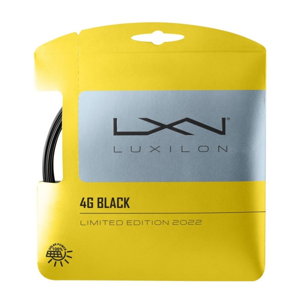 Теннисная струна Luxilon 4G Black 1,25 12 метров