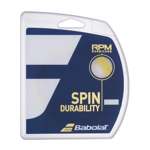 Теннисная струна Babolat RPM Hurricane - Yellow 1,35 12 метров