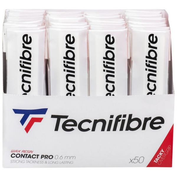 Овергрип Tecnifibre Contact Pro White 50 pk