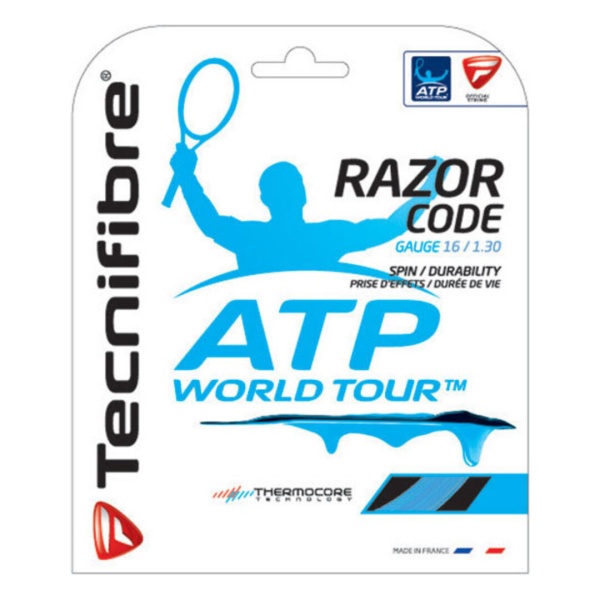 Теннисная струна Tecnifibre Razor Code Blue 1,30 12 метров