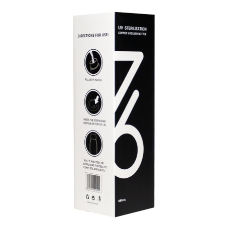 Бутылка для воды 7/6 UV Water Bottle - Black