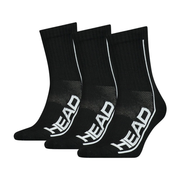 Теннисные носки Head Performance 3 Pack - Black/White