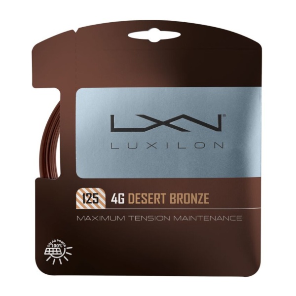 Теннисная струна Luxilon 4G Desert Bronze 1,25 12 метров