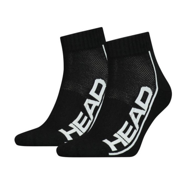 Носки Head Tennis 2P Stripe Quarter - Black/White (2 пары)