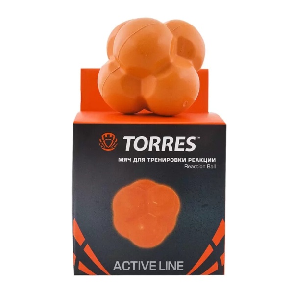 Мяч для тренировки реакции TORRES Reaction ball - Orange