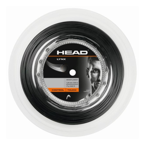 Теннисная струна Head LYNX (антрацит) 1,25 200 метров